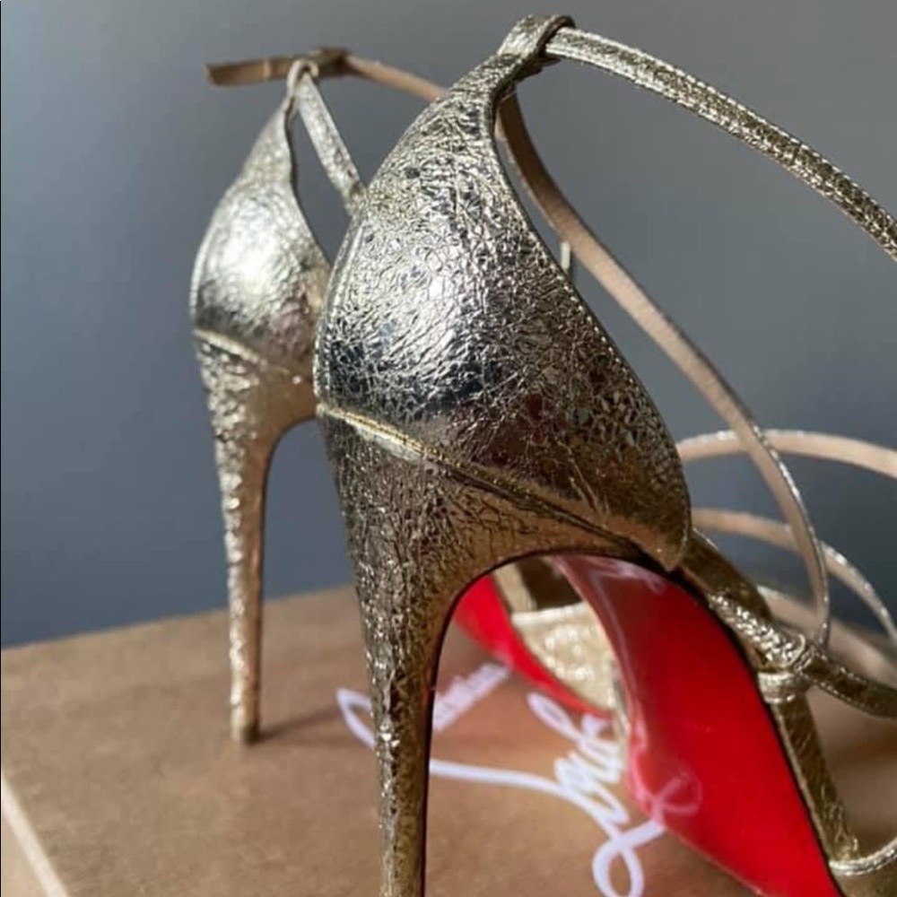 Christian Louboutin Crossfliketa 100mm Specchio Vintage Size 40.5